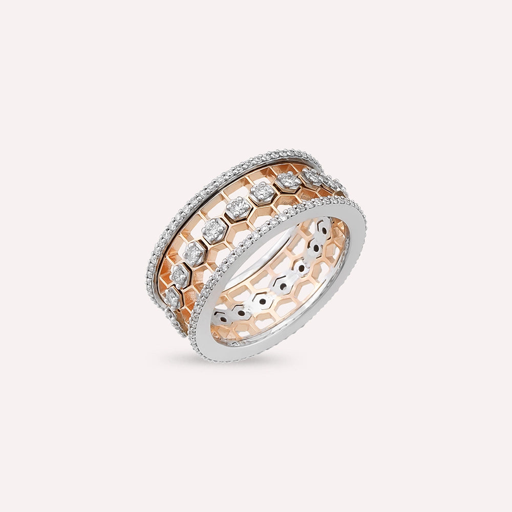 Comb 0.82 CT Pırlanta Taşlı Tamtur Yüzük