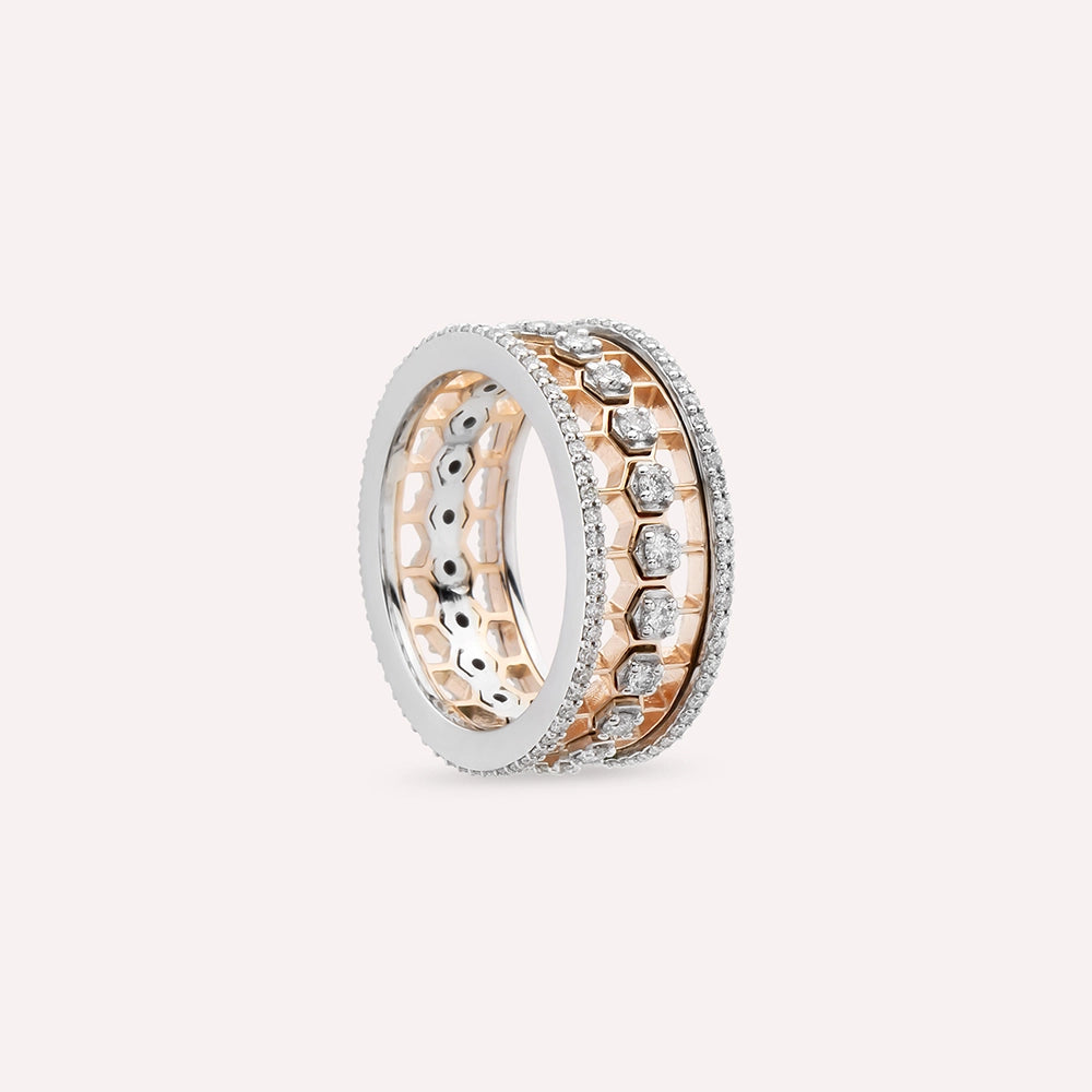 Comb 0.82 CT Pırlanta Taşlı Tamtur Yüzük
