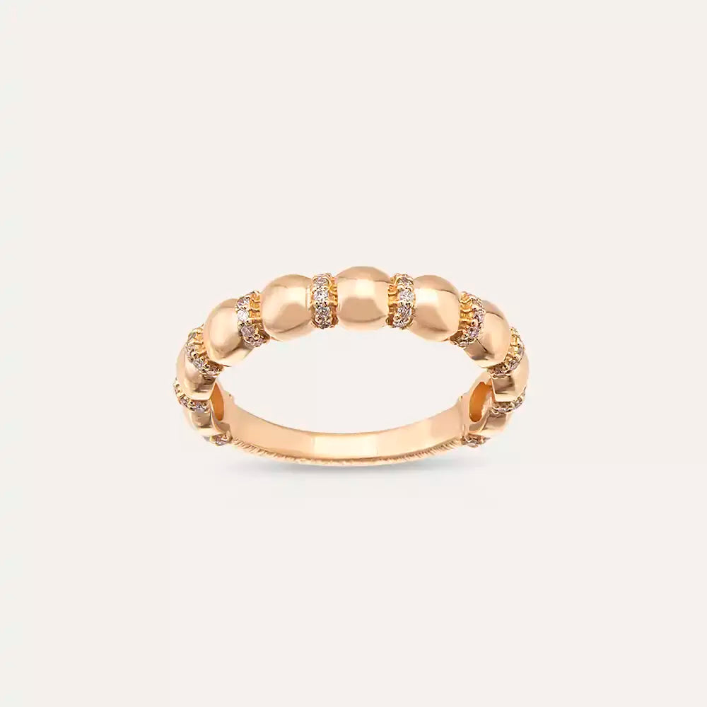 Core 0.19 CT Pırlanta Taşlı Rose Altın Yüzük