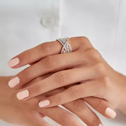 Cosmic 2.04 CT Baget ve Markiz Kesim Pırlanta Taşlı Yüzük