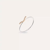 Crimp 0.03 CT Pırlanta Taşlı Beyaz Altın Yüzük
