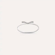 Crimp White 0.05 CT Pırlanta Taşlı Yüzük