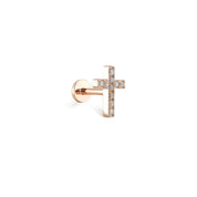 Cross Pırlanta Piercing