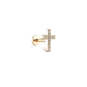 Cross Pırlanta Piercing