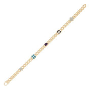Damla Renkli Taşlı Gurmet Bileklik