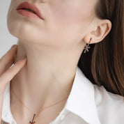 Denebola Siyah Pırlanta ve Yakut Taşlı Kolye