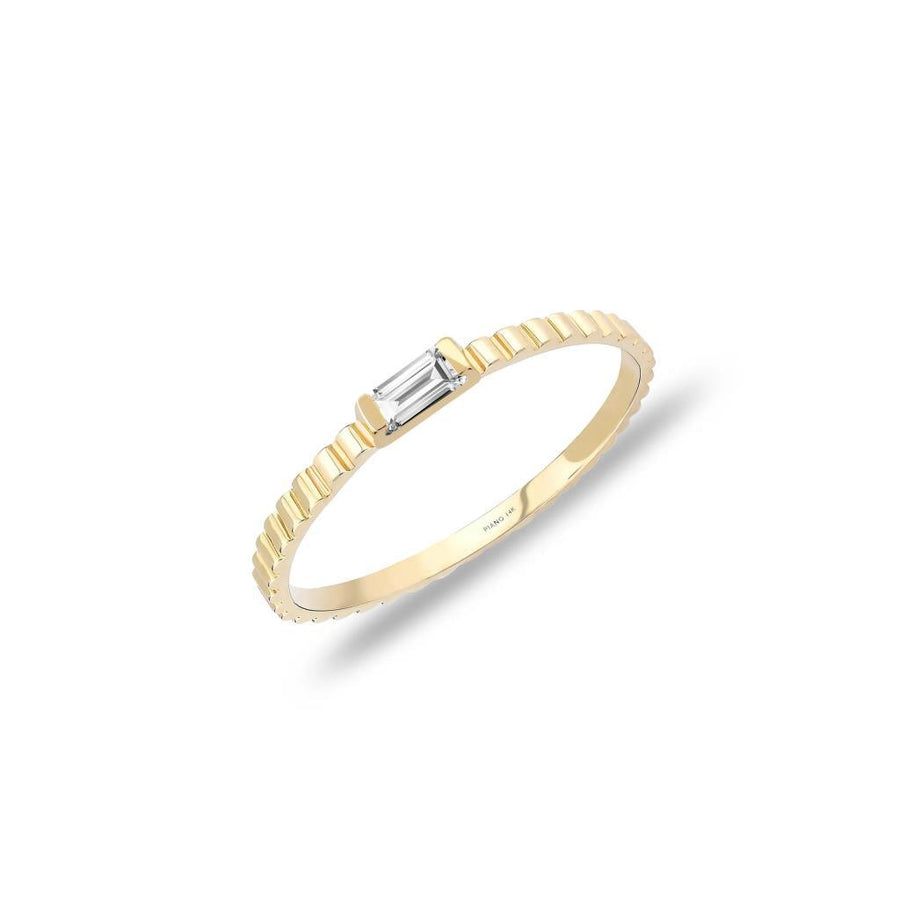 Dolce Mini Curve Gold Ring