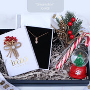 "Dream Box" Aria Pırlanta & Beyaz Topaz Kolye