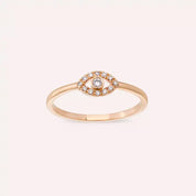 Soul 0.07 CT Pırlanta Taşlı Rose Altın Yüzük