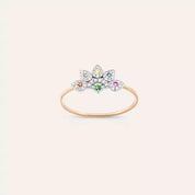 Flare 0.25 CT Multicolor Safir ve Pırlanta Taşlı Yüzük