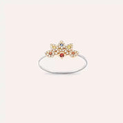 Flare 0.25 CT Multicolor Safir ve Pırlanta Taşlı Yüzük