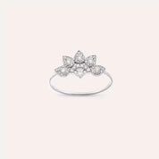 Flare 0.26 CT Pırlanta Taşlı Beyaz Altın Yüzük