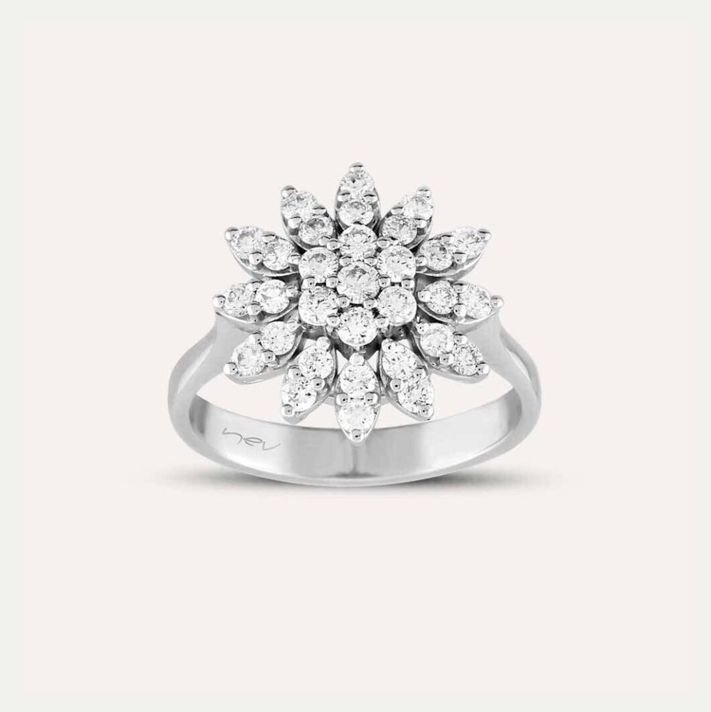 Fleur 0.75 CT Pırlanta Taşlı Yüzük - Tufanlar Kuyumculuk