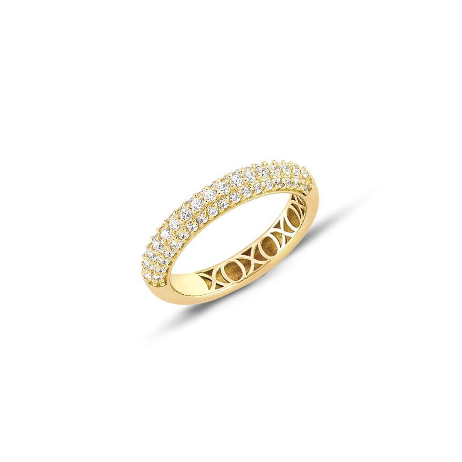 Forte Stone Band Gold Ring