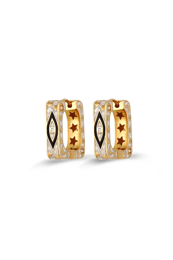 Gece Gündüz Altın Küpe