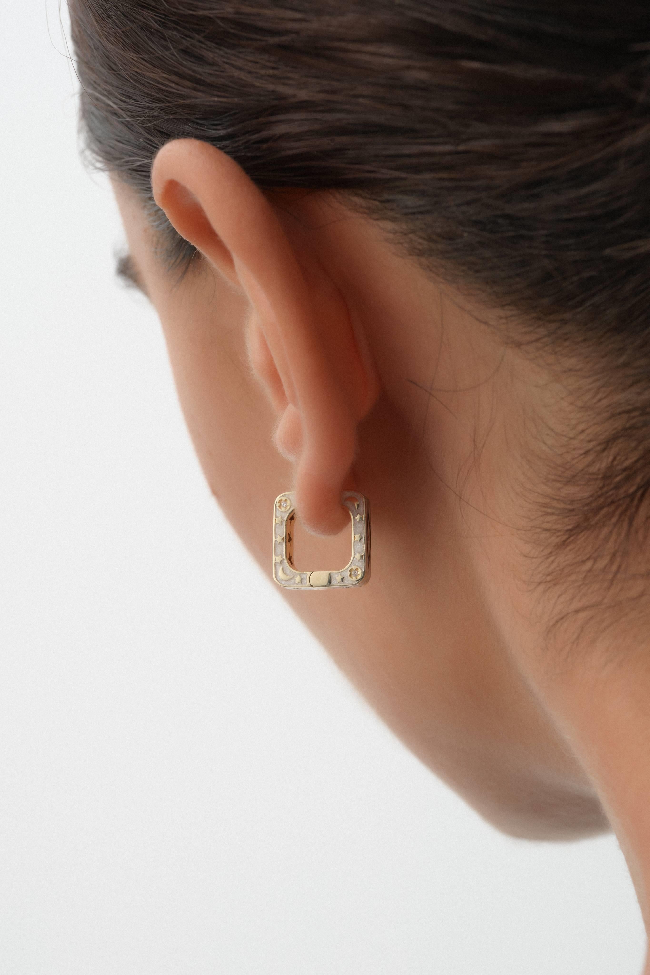 Gece Gündüz Altın Küpe