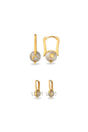 Gece Gündüz Altın Küpe