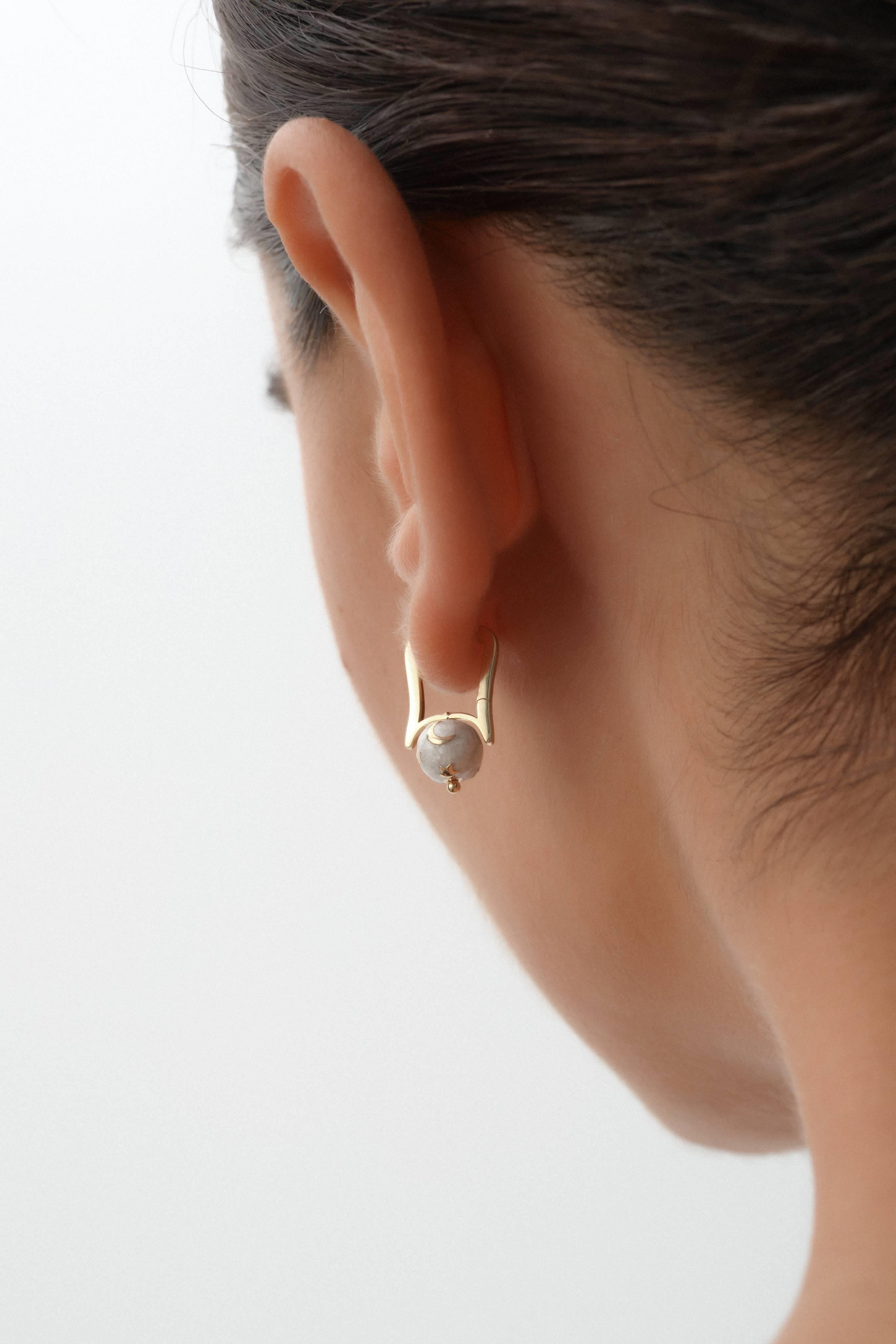 Gece Gündüz Altın Küpe