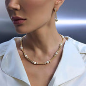 Golden Soul Taşlı Küpe