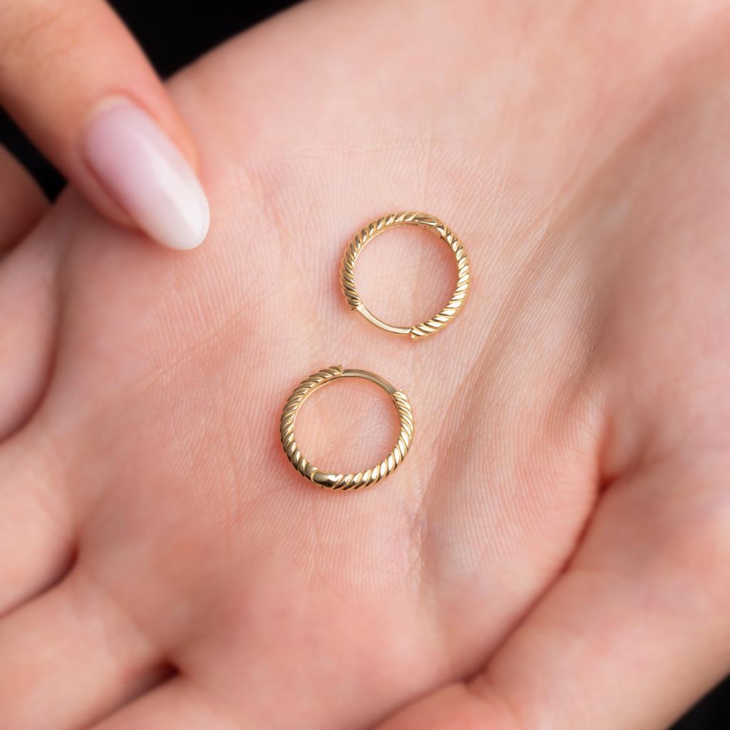 Gold Hoop Earrings