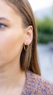 Gold Hoop Earrings