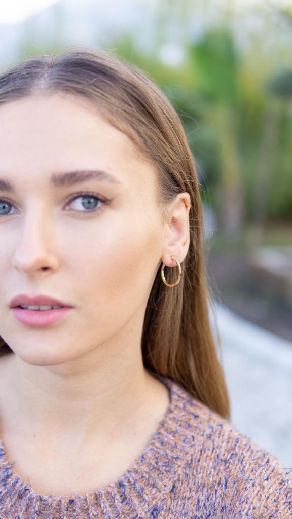 Gold Hoop Earrings