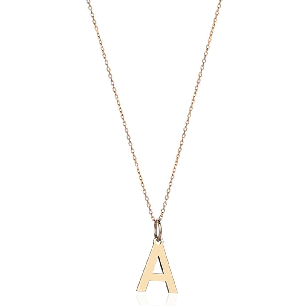 Letter Gold Necklace