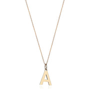 Letter Gold Necklace