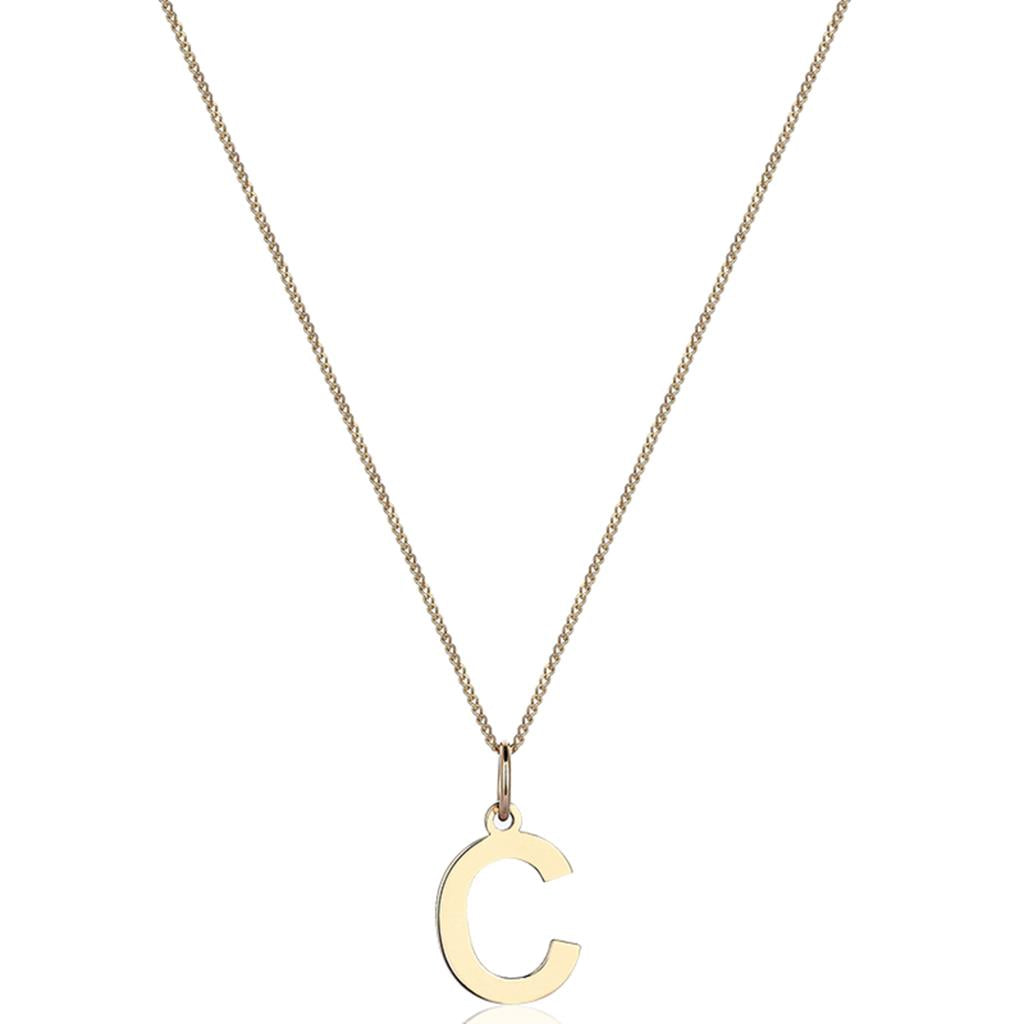 Letter Gold Necklace