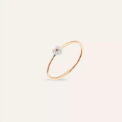 Hearts 0.07 CT Orange Safir ve Pırlanta Taşlı Yüzük