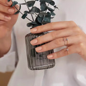 Hearts 0.07 CT Orange Safir ve Pırlanta Taşlı Yüzük