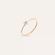 Cherie 0.07 CT Orange Safir ve Pırlanta Taşlı Yüzük