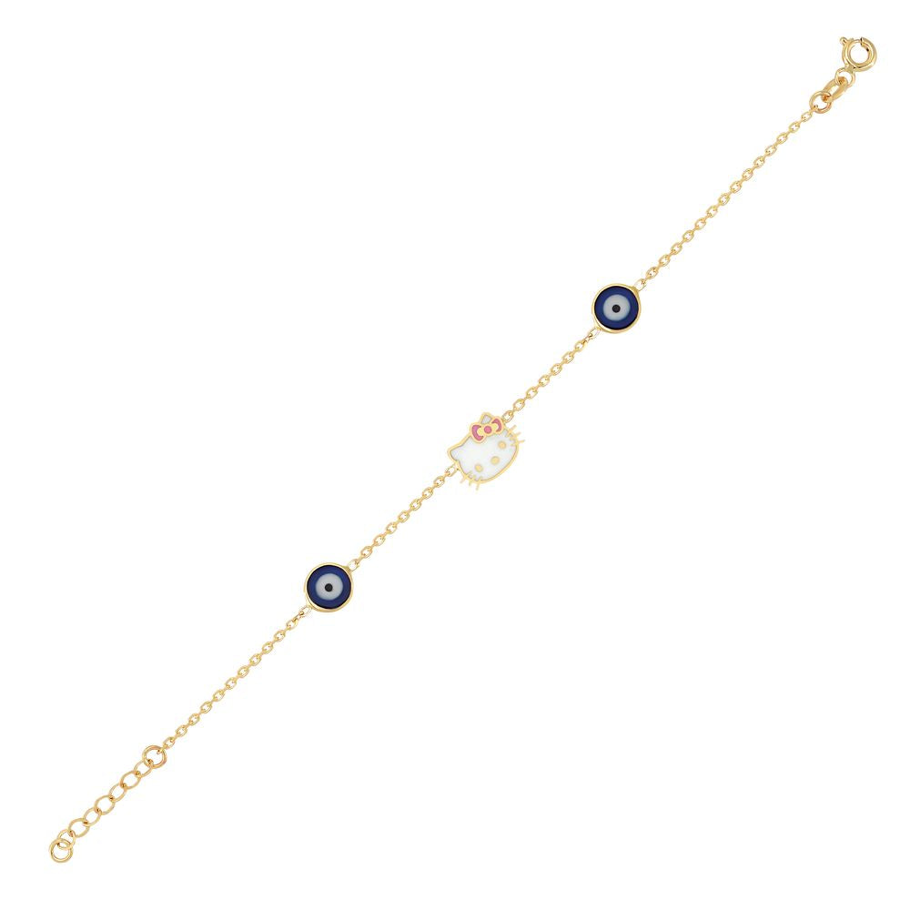 Gold Doric Heart Bracelet