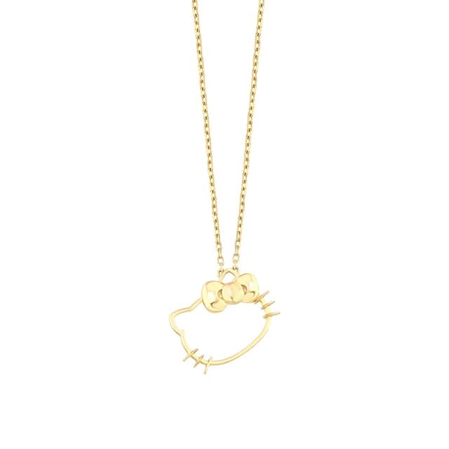 Hello Kitty Altın Kolye KL2594A