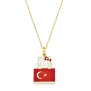 Hello Kitty Altın Kolye KL2601A