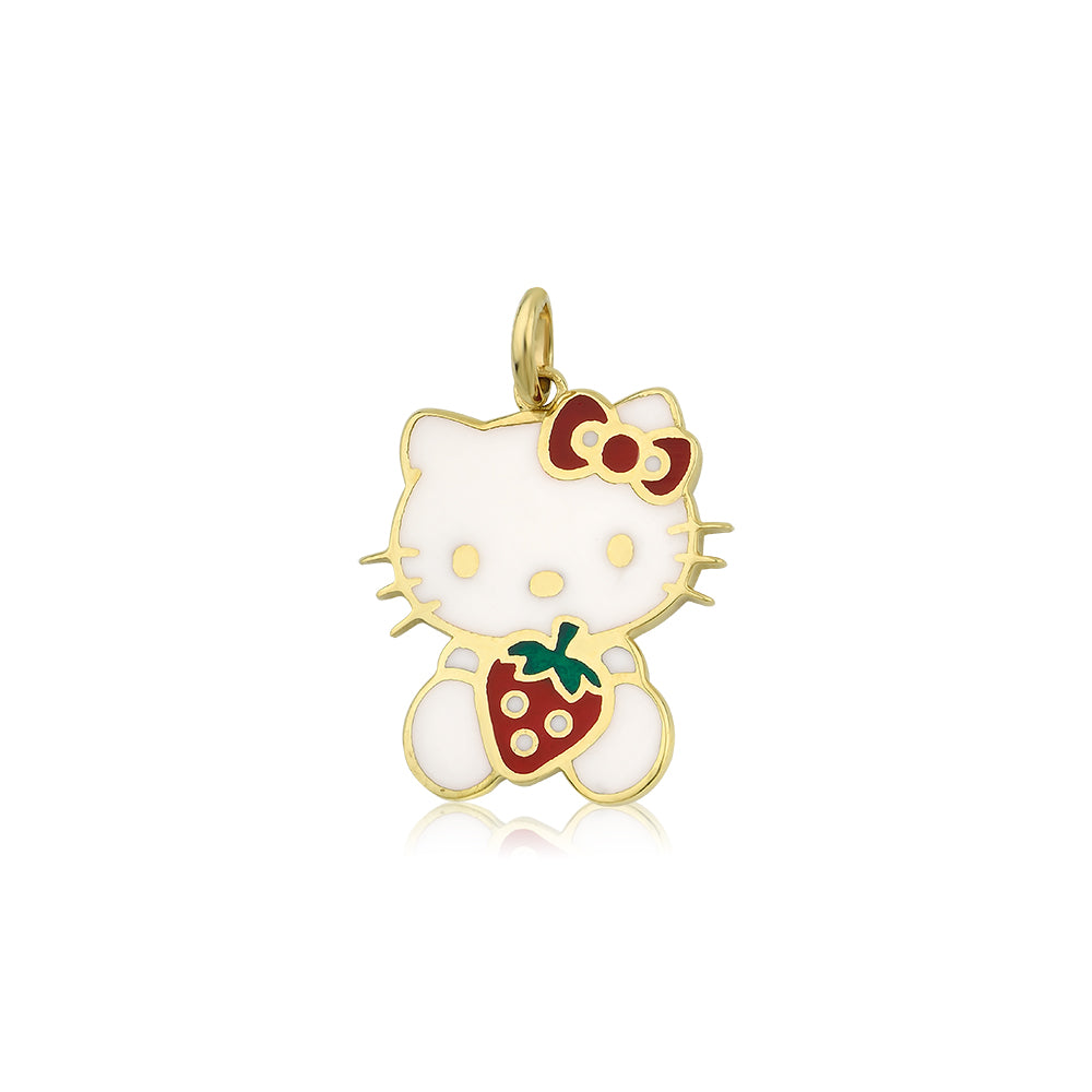 Hello Kitty Altın Kolye Ucu KU0071A