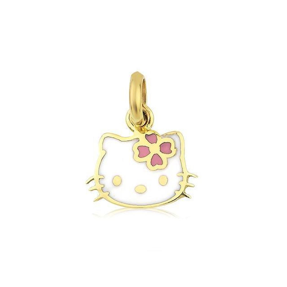 Hello Kitty Altın Kolye Ucu KU0345