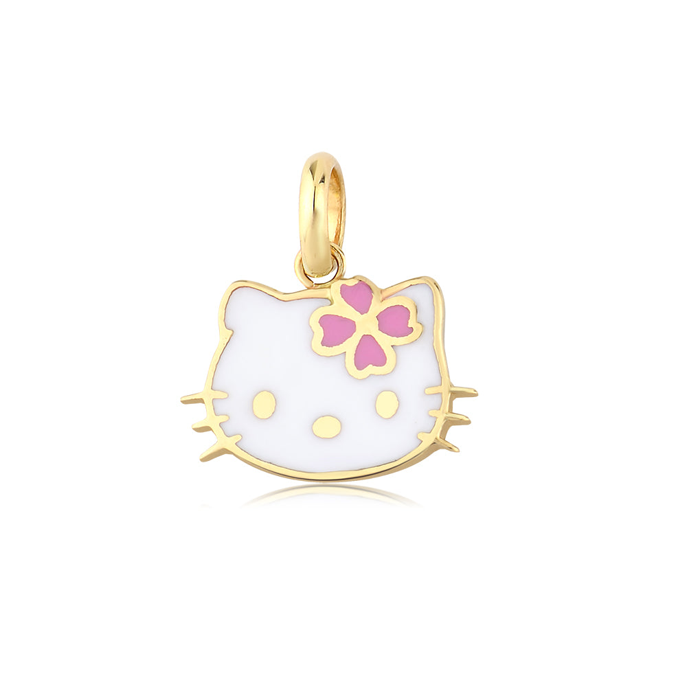 Hello Kitty Altın Kolye Ucu KU0345