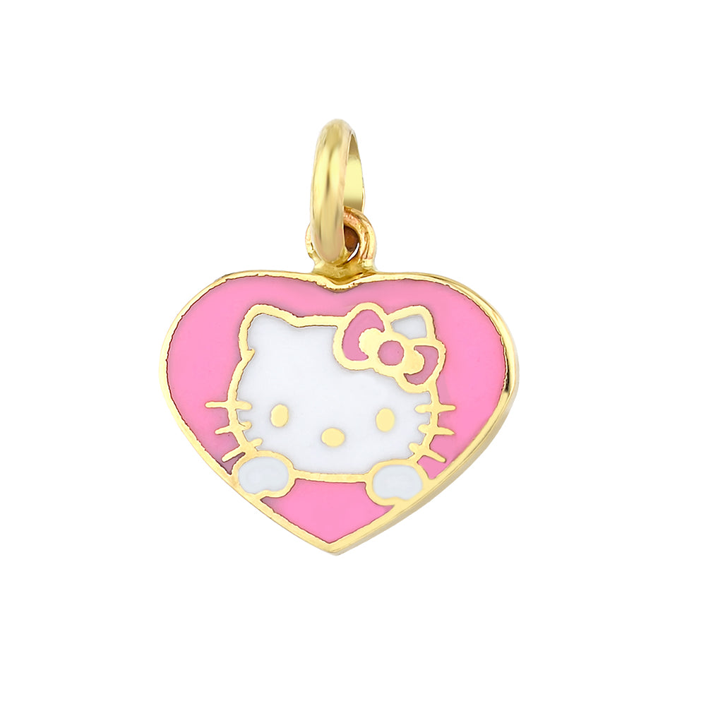 Hello Kitty Altın Kolye Ucu KU1650