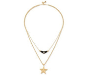 İkili Yıldız Trend Kolye