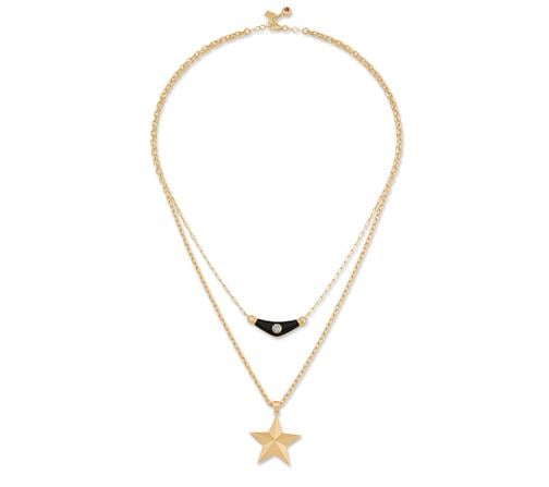 İkili Yıldız Trend Kolye