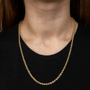 Kalın Halat Altın Zincir