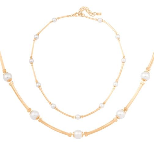 İnci Silindir Kolye