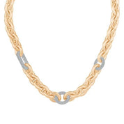 İtalyan Tasarım Taşlı Zincir