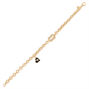 Kalp Detaylı Şans Bileklik