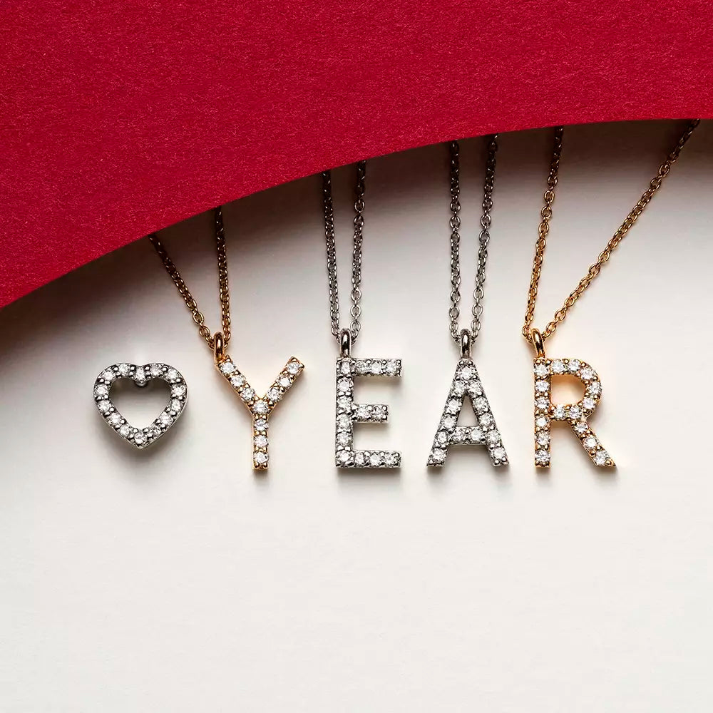 Kalp Pırlanta Taşlı Beyaz Altın Tek Küpe