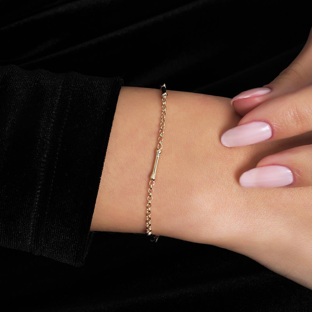 Gold Cut Bracelet