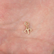 Aries Aries Gold Charm