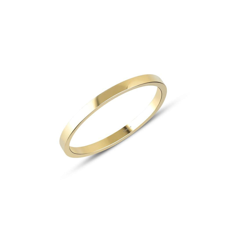 Angular Wire Gold Ring