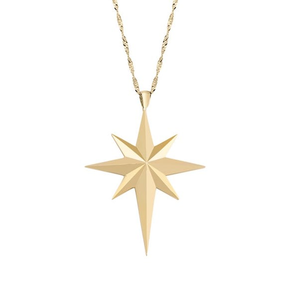 Kuzey Yıldızı Altın Kolye